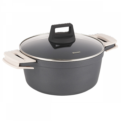 Алюминиевая кастрюля Werner Nero 52087 24 см/4,3 л